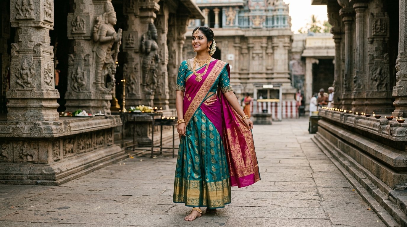 South Indian Half Saree